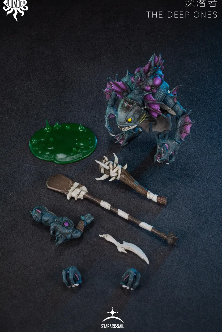 Action Figures>San Zero Series The Deep Ones (Purple) Action Figure