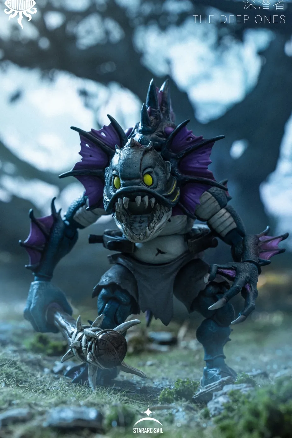 Action Figures>San Zero Series The Deep Ones (Purple) Action Figure
