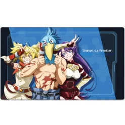 Shangri-La Frontier Rubber Mat Sunraku & Arthur Pencilgon & Oikatzo