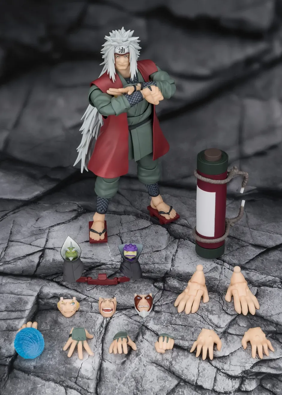 Action Figures>S.H.Figuarts Naruto Jiraiya -Hidden Leaf Heroic Master Sage- (Sage Mode Set)