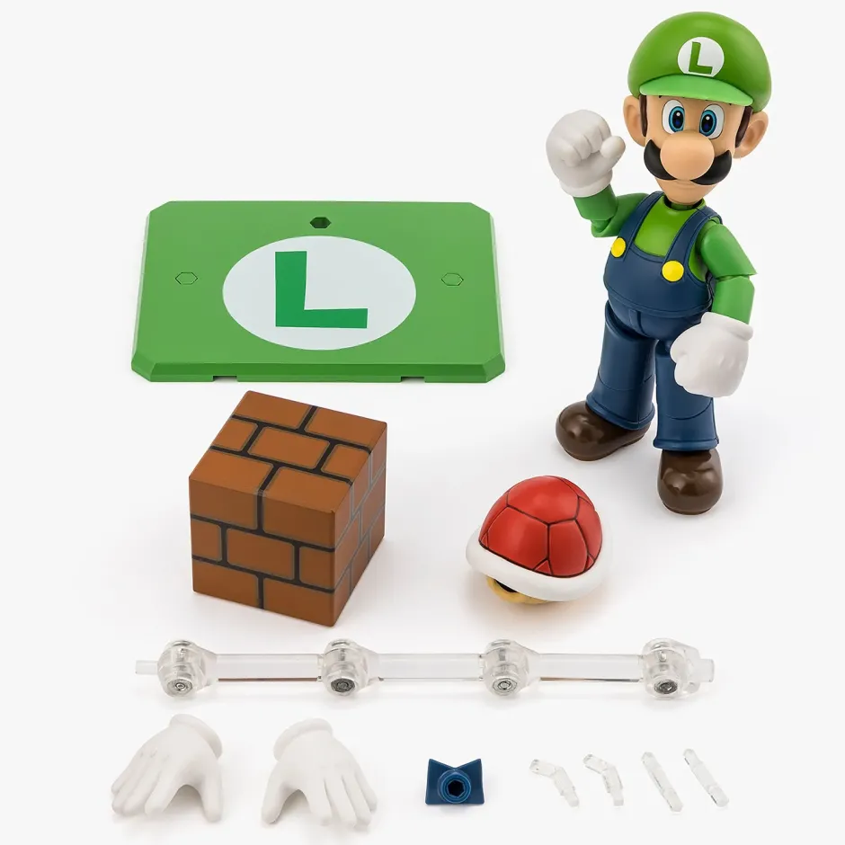 Action Figures>S.H.Figuarts Super Mario Brothers Luigi (Super Mario)