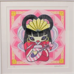 Shibuya Pixel Art Artist Works: Econeko Original Art Print Clearance