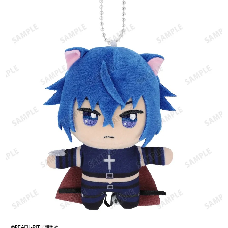 Shugo Chara! Chokonto! Plushie Mascot Amulet Heart & Black Lynx Set Best