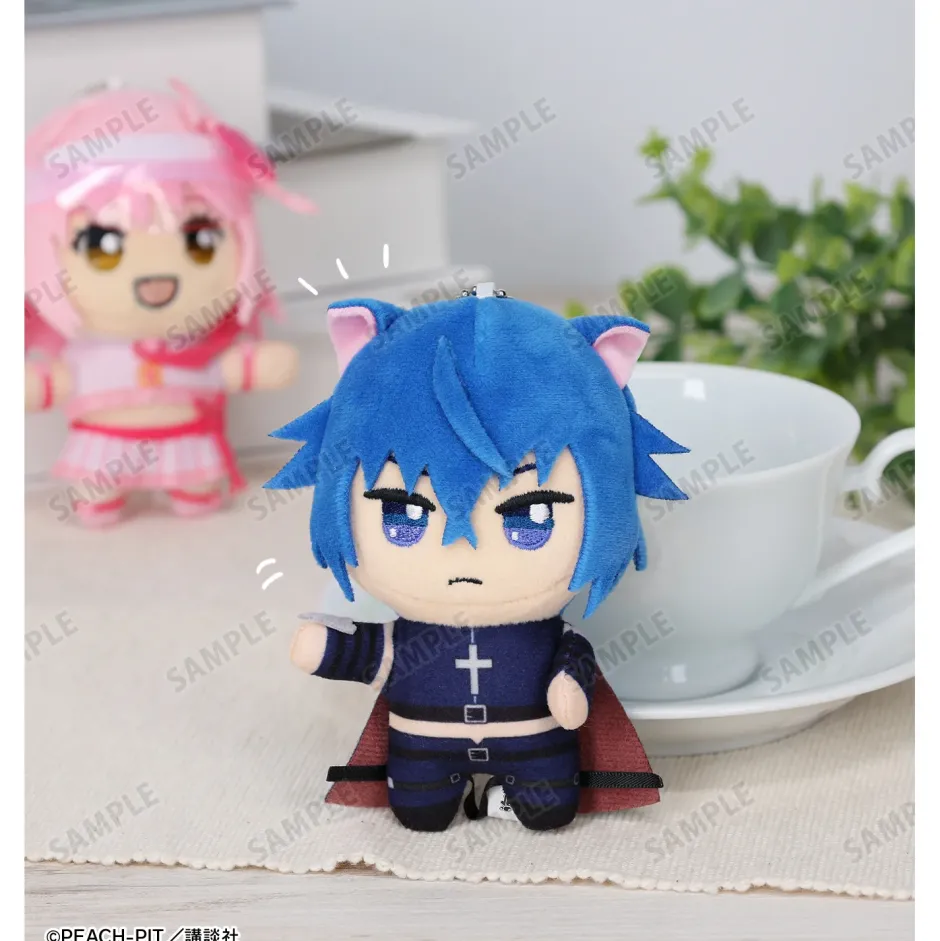 Shugo Chara! Chokonto! Plushie Mascot Amulet Heart & Black Lynx Set Best
