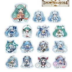 Stickers>Snow Miku 2024 Art by Binchou Maguro Trading Acrylic Sticker Box Set