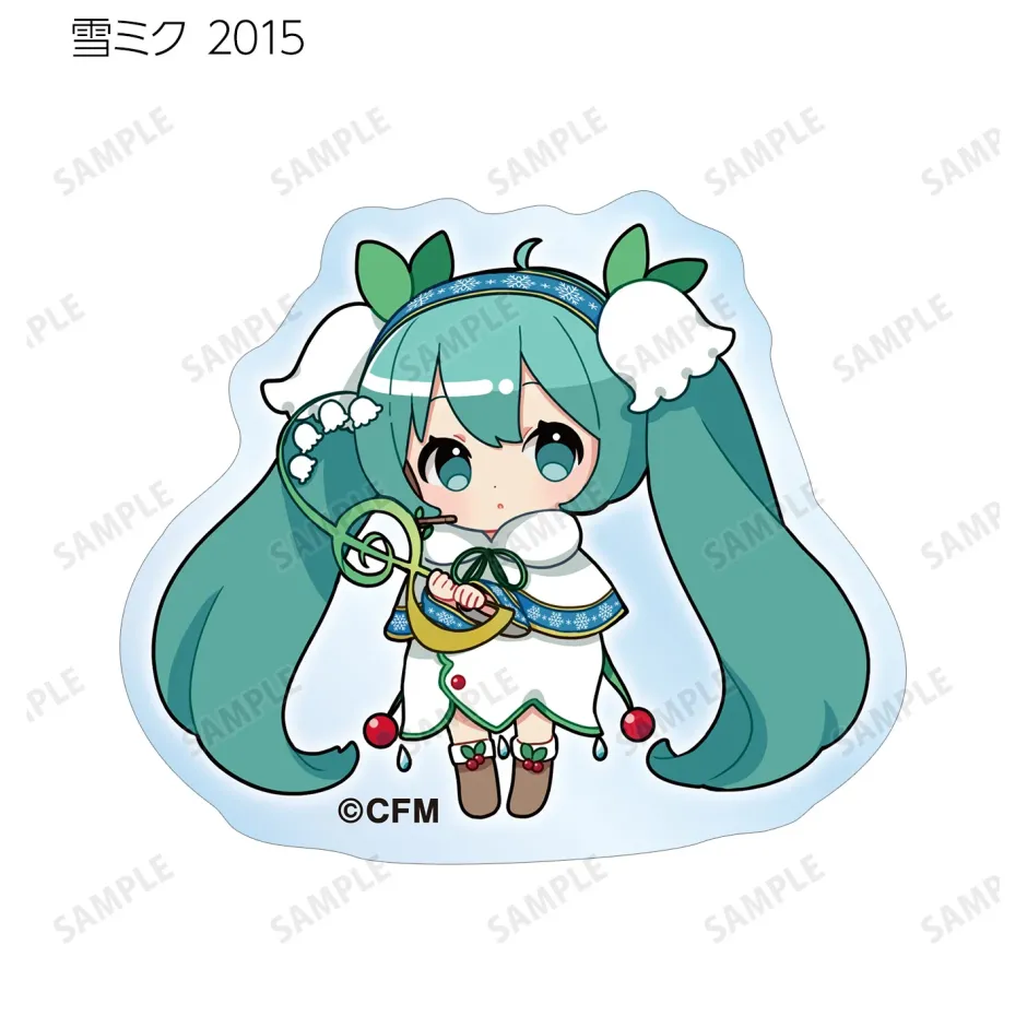 Stickers>Snow Miku 2024 Art by Binchou Maguro Trading Acrylic Sticker Box Set