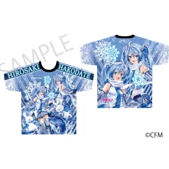 Tops>Snow Miku x Hirohako Full Graphic T-shirt Hirohako Art by Murakami Yuichi