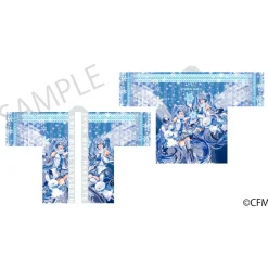 Jackets & Hoodies>Snow Miku x Hirohako Snow Scenery Happi Art by Murakami Yuichi