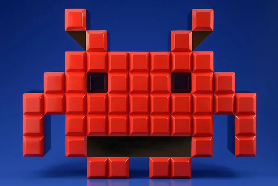 SoftB Space Invaders Crab Non-Scale Figure Sale