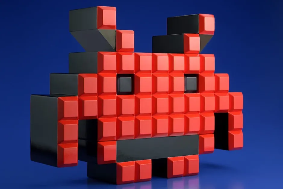 SoftB Space Invaders Crab Non-Scale Figure Sale