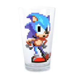 Mugs & Glasses>Sonic 8-Bit Pint Glass