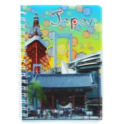 Souvenir Japan 3D Spiral Notebooks Hot