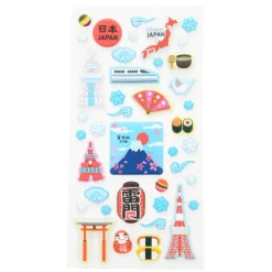 Souvenir Japan Puffy Stickers Discount