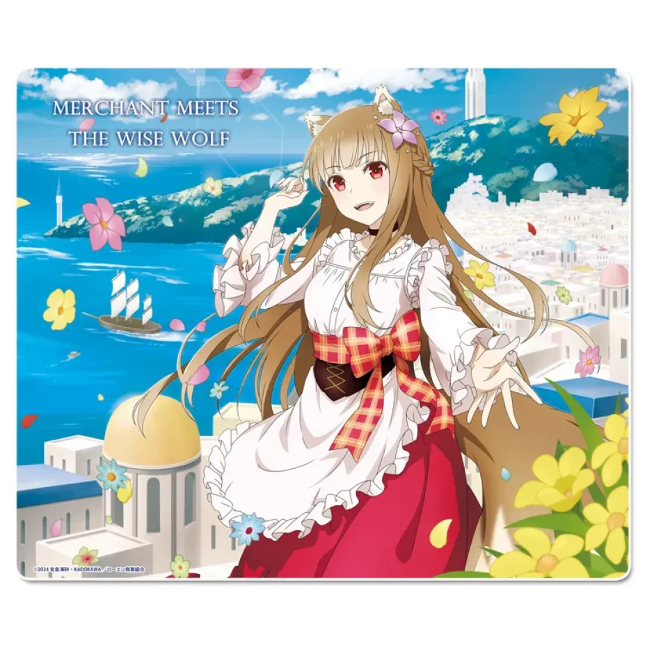 Other Stationery|Home Goods>Spice and Wolf: Merchant Meets the Wise Wolf Mousepad Holo: In Port Town Ver.