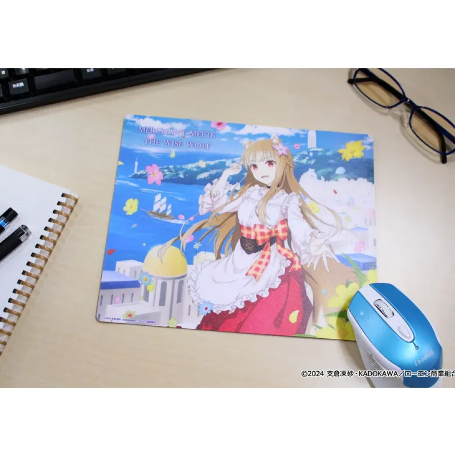 Other Stationery|Home Goods>Spice and Wolf: Merchant Meets the Wise Wolf Mousepad Holo: In Port Town Ver.
