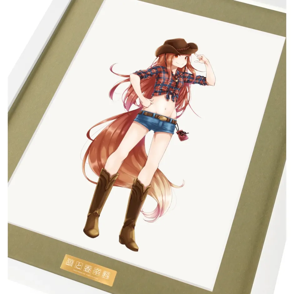 Fine Art>Spice and Wolf Jyuu Ayakura Illustration Holo Western Girl Ver. Chara Fine Graph