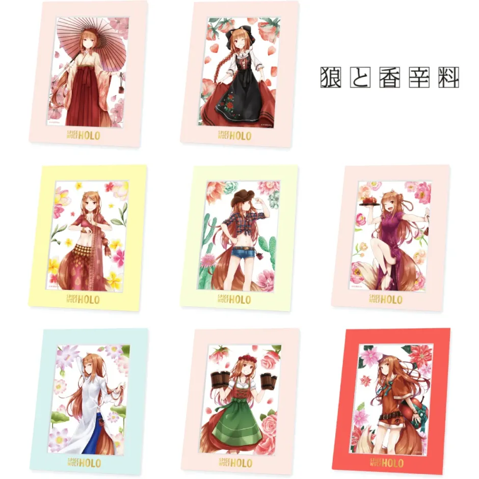 Spice and Wolf Jyuu Ayakura Illustration Chara Fine Mat Collection Sale