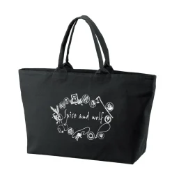 Spice and Wolf Line Art Big Zipper Tote Bag Sale