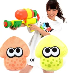 Splatoon Splattershot Water Gun w/ Bonus Splatoon Cushion Clearance