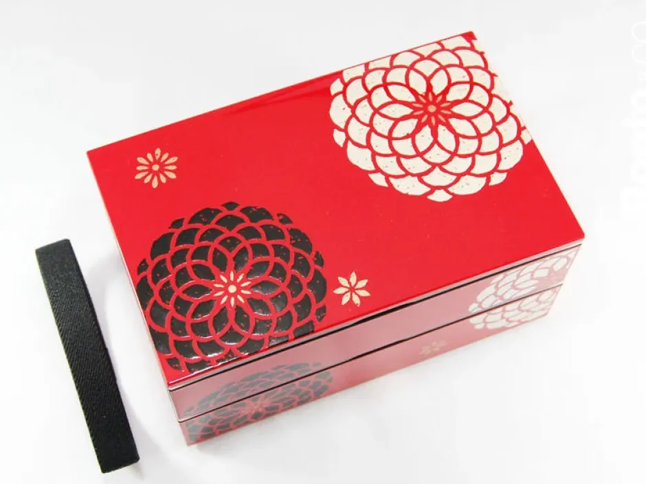 Bento Containers>Square 2-Tier Bento Box