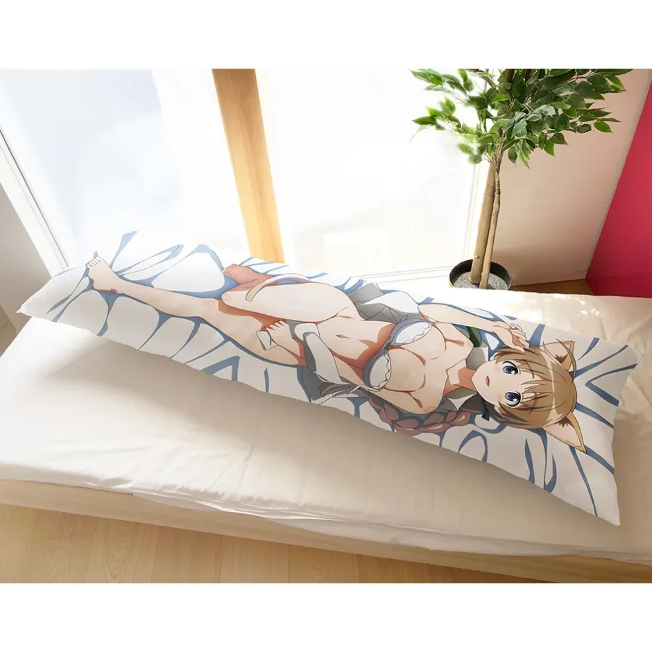 Cushions>Strike Witches: Road to Berlin 501st Joint Fighter Wing 2-Way Tricot Dakimakura Pillow Cover Lynette Bishop