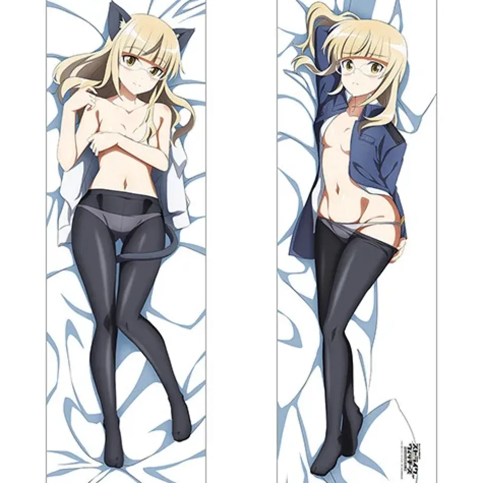 Cushions>Strike Witches: Road to Berlin 501st Joint Fighter Wing 2-Way Tricot Dakimakura Pillow Cover Perrine-H. Clostermann