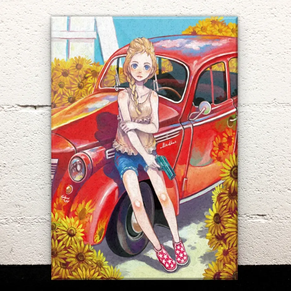 Summer in Eastern Europe Acrylic Art Board
