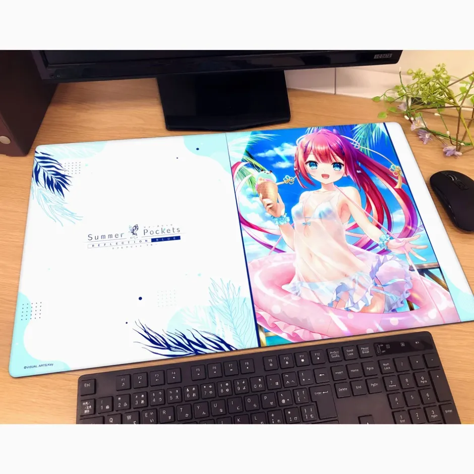 Summer Pockets Reflection Blue Rubber Mat Shiki Kamiyama: Beach Ver. (Re-run) Hot