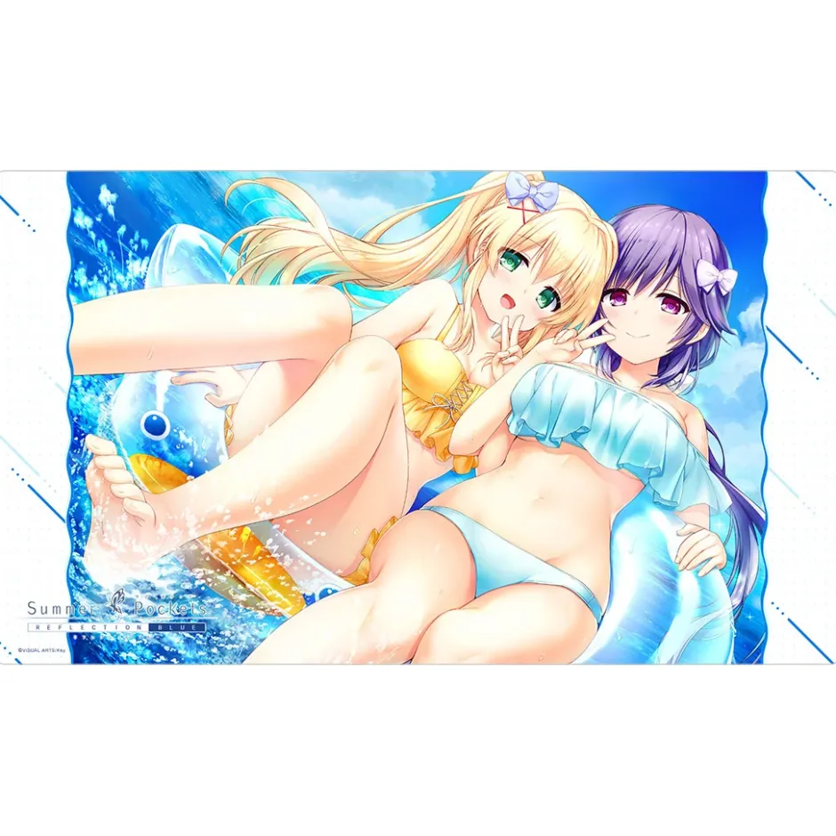 Home Goods>Summer Pockets Reflection Blue Rubber Mat Tsumugi Wenders & Shizuku Mizuori: Swimsuit Ver. (Re-run)