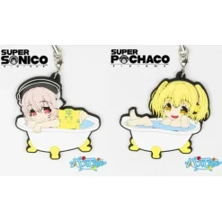 Smartphone Straps>Super Sonico & Super Pochaco Rubber Bath Straps
