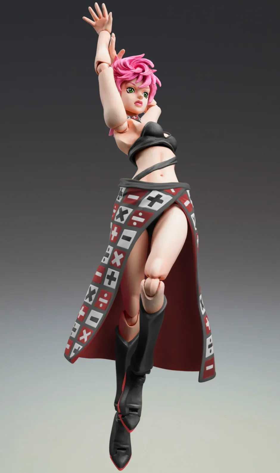 Action Figures>Super Action Statue JoJo's Bizarre Adventure Part 5 Trish Una Ver. Black