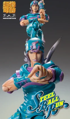 Action Figures>Super Action Statue Jojo's Bizarre Adventure Part 5 Leone Abbacchio Ver. Black