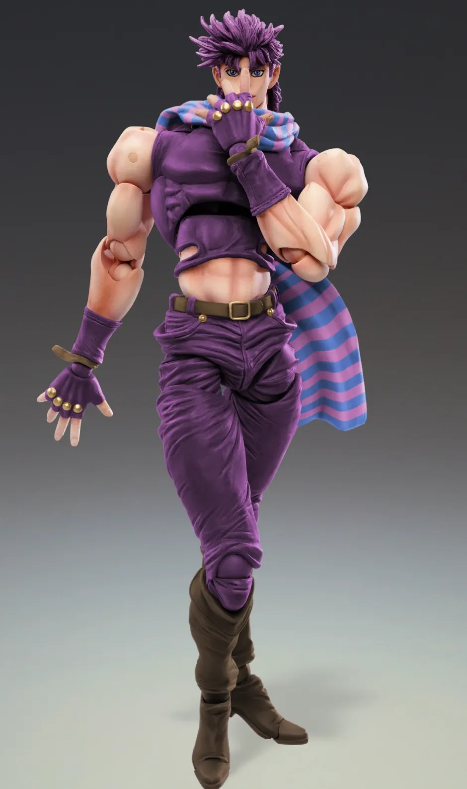 Super Action Statue Jojo's Bizarre Adventure Part 2 Joseph Joestar Third Hot