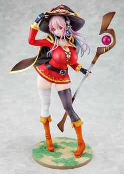 Super Sonico: KonoSuba: God's Blessing on This Wonderful World! Megumin Collaboration Ver. 1/7 Scale Figure Clearance
