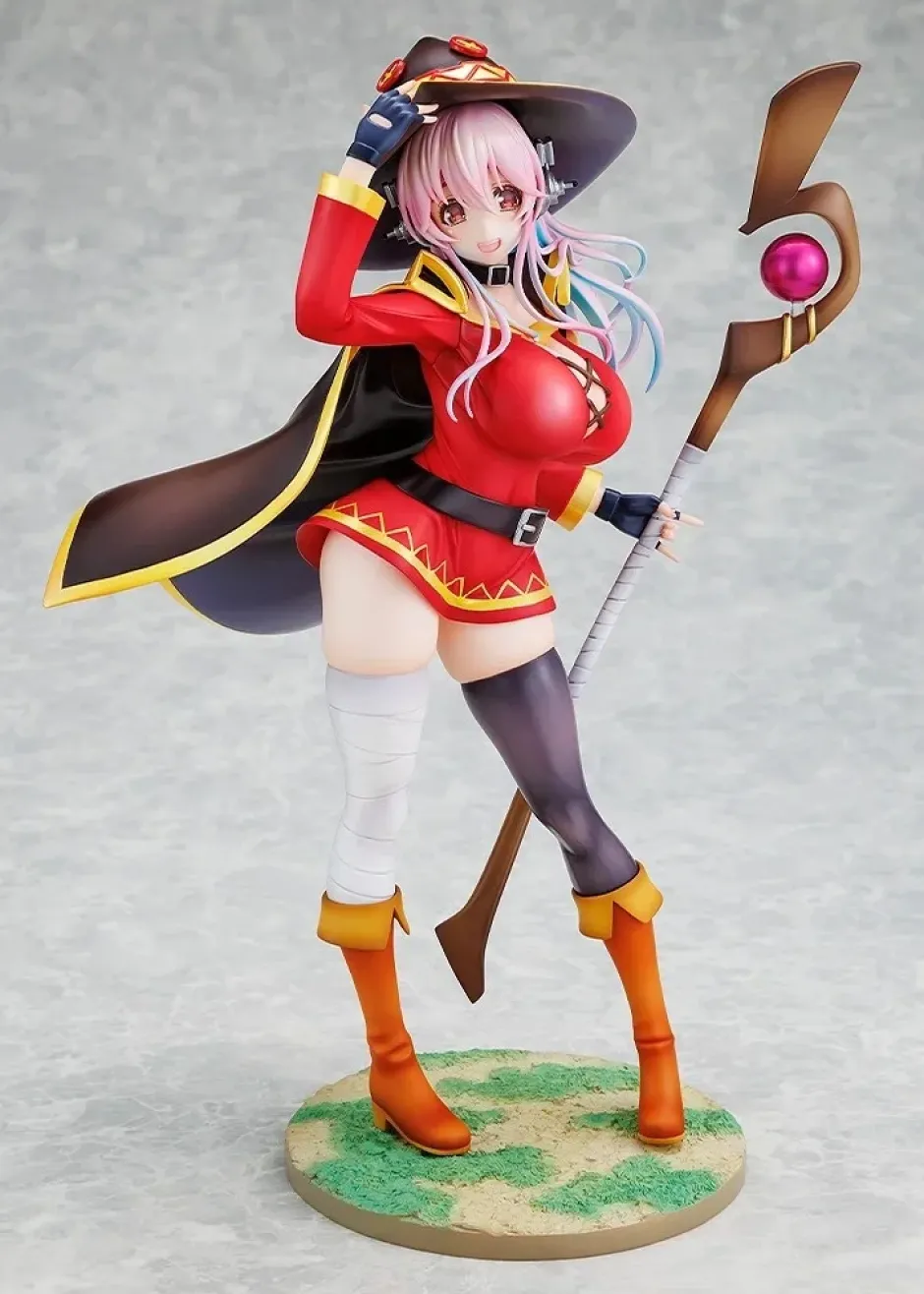 Super Sonico: KonoSuba: God's Blessing on This Wonderful World! Megumin Collaboration Ver. 1/7 Scale Figure Clearance