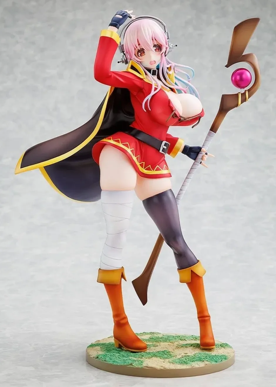 Super Sonico: KonoSuba: God's Blessing on This Wonderful World! Megumin Collaboration Ver. 1/7 Scale Figure Clearance
