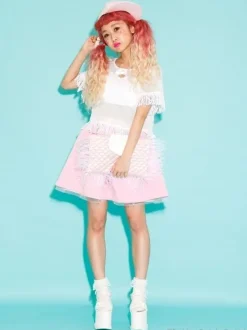 Bottoms>Swankiss A-Line Cross Skirt