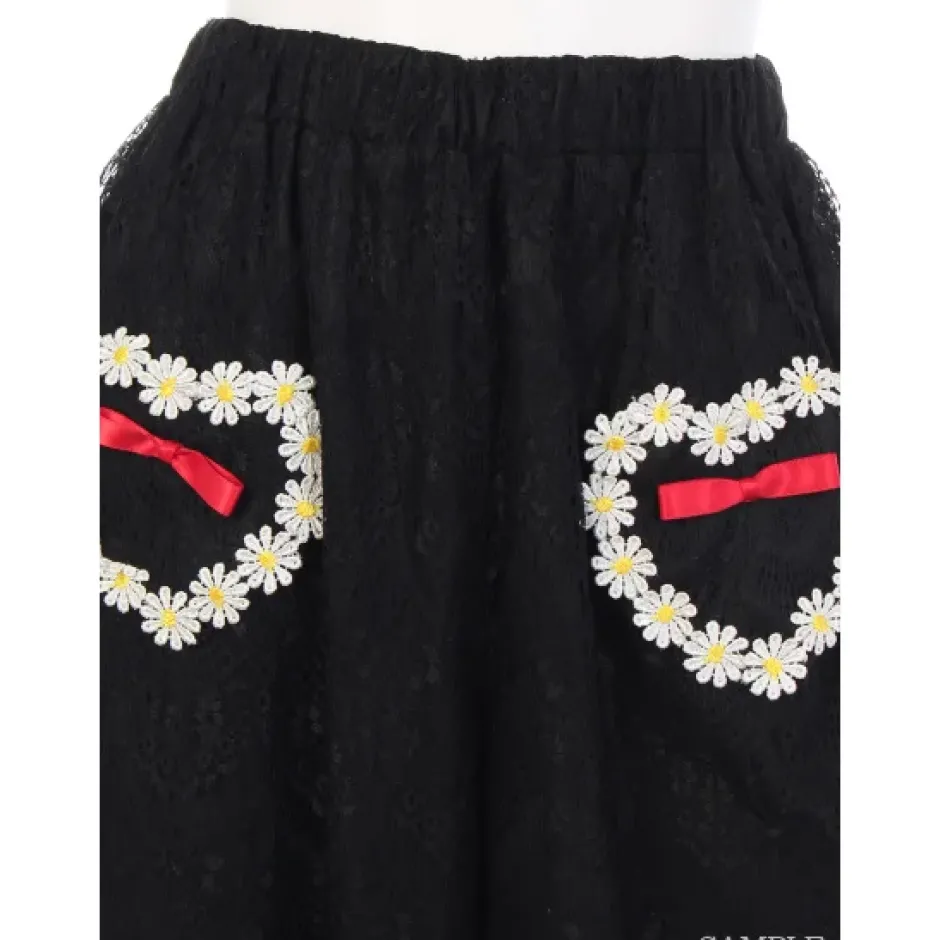Swankiss Daisy Chain Lace Gaucho Pants Best