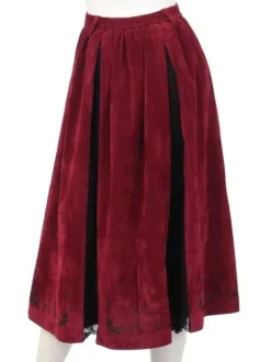 Swankiss Frame Embroidered Long Skirts Hot