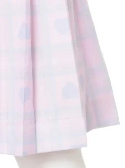 Swankiss Heart Check Skirt Clearance