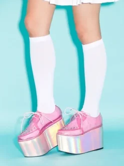 Swankiss Lace-Up Clear Shoes Sale