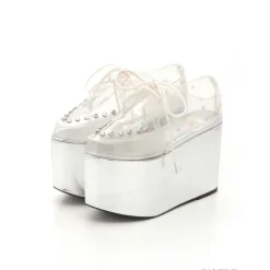 Swankiss Lace-Up Clear Shoes Sale