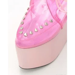 Swankiss Lace-Up Clear Shoes Sale