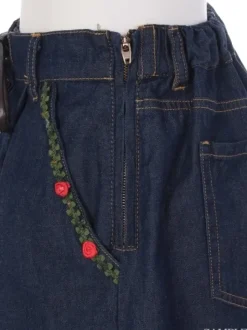 Swankiss Rose Denim Gaucho Pants Best