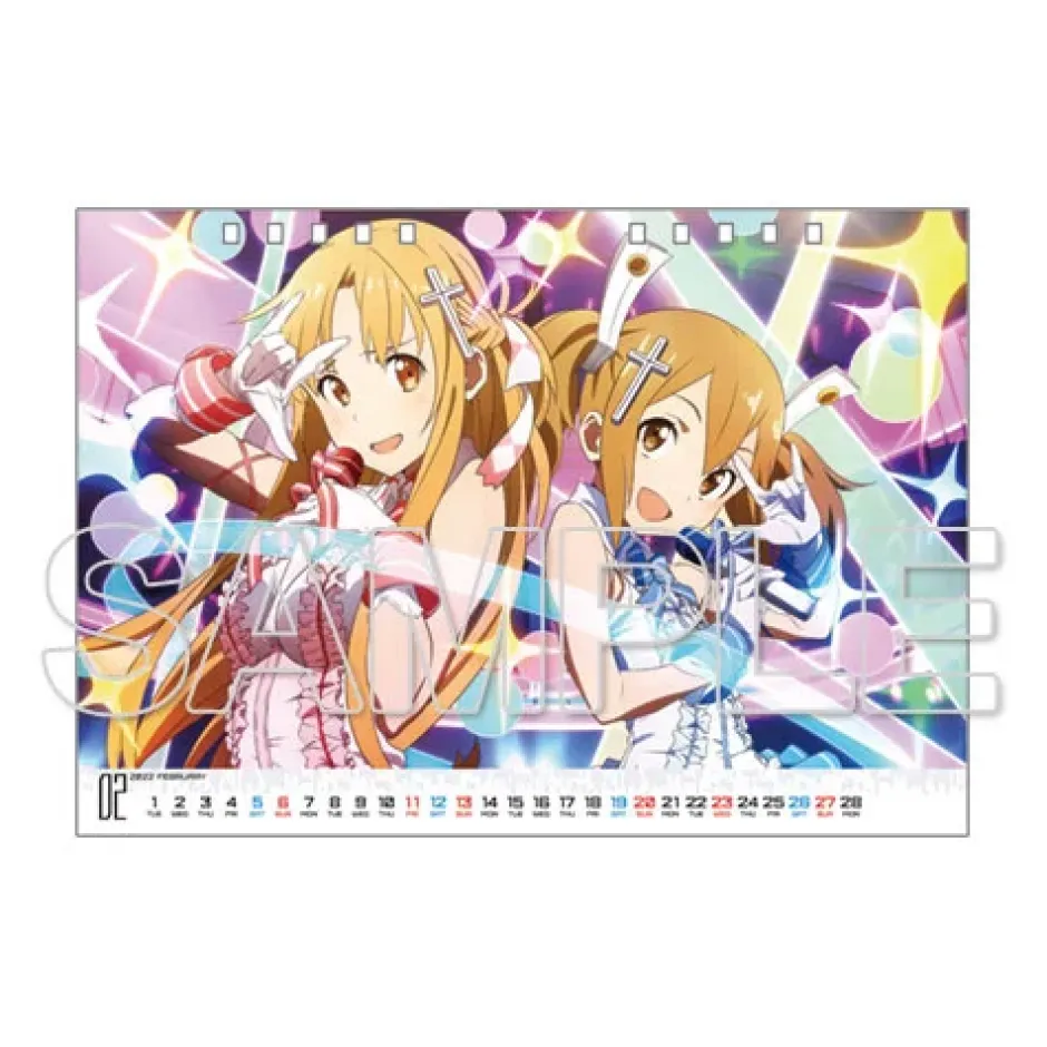 Sword Art Online 2022 Desktop Calendar Online