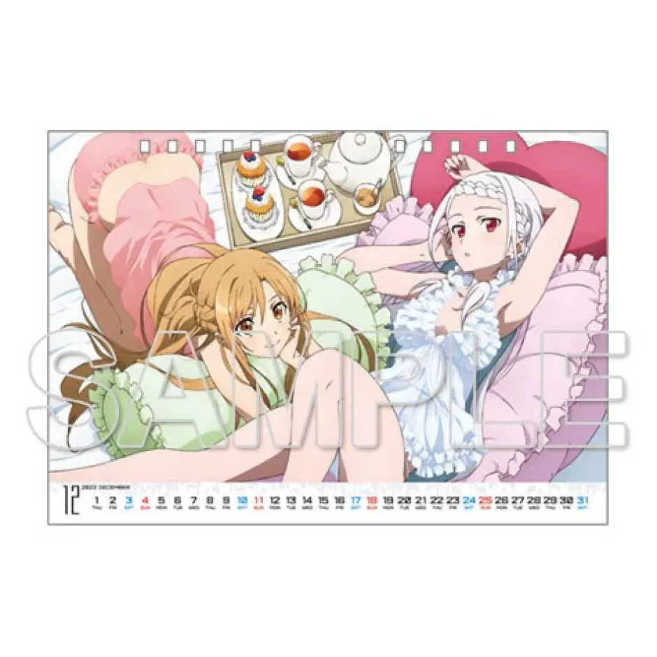 Sword Art Online 2022 Desktop Calendar Online