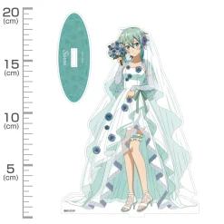 Sword Art Online Large Acrylic Stand Sinon: Wedding Dress Ver. New