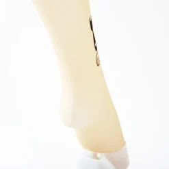 Takeuchi 18 Denier Beige Sheer Tights - Cat Motif Discount