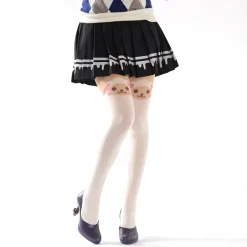 Footwear>Takeuchi Spring/Summer 2015 Collection Animal Tights - White Sheep