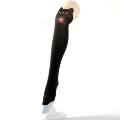 Footwear>Takeuchi Spring/Summer 2015 Collection Animal Tights - Cat w/ Apple